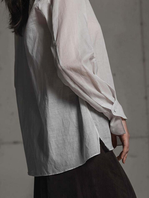 Ruth Blouse, Greyish Ivory