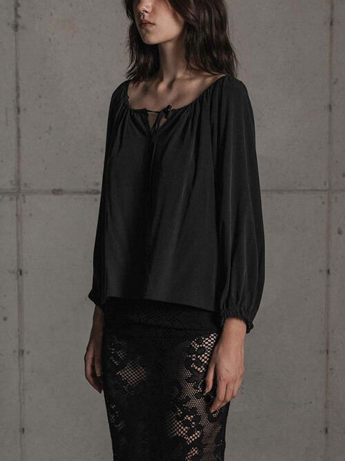 Giselle Blouse, Black