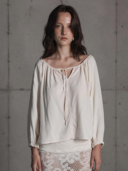 Giselle Blouse, Ivory