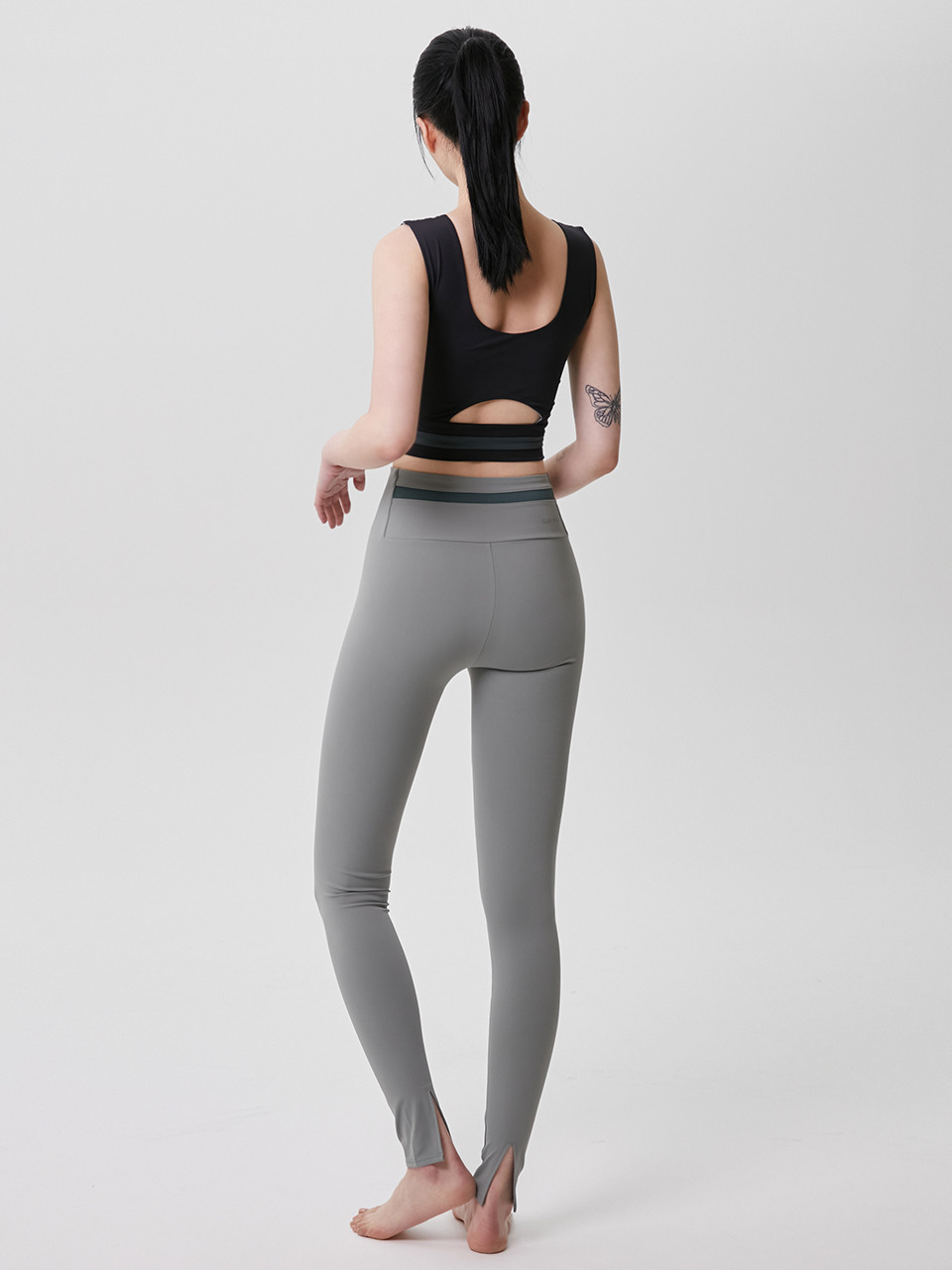 파우더 레그 스케치 레깅스 11부 (2colors)