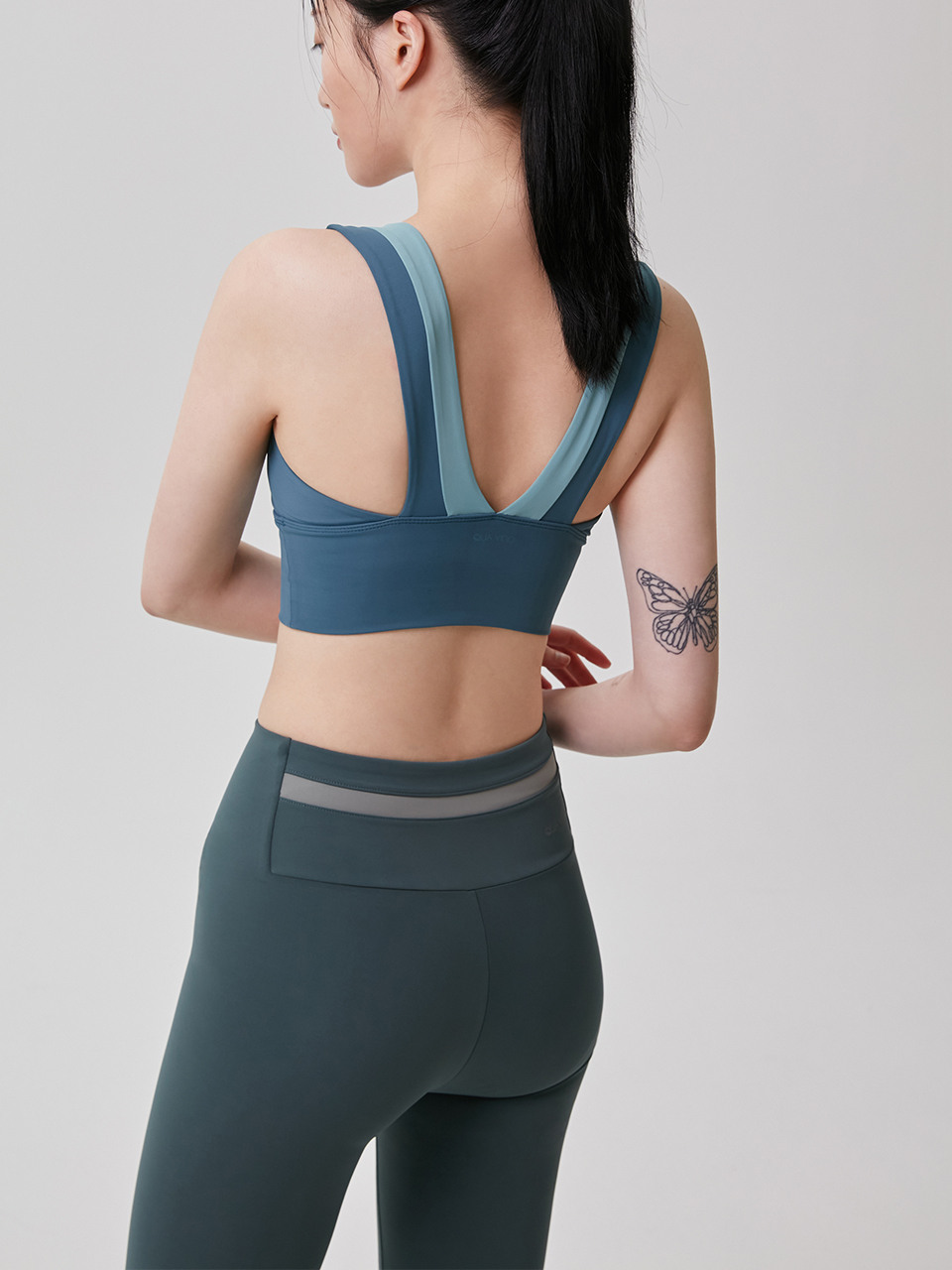 파우더 레그 스케치 레깅스 11부 (2colors)