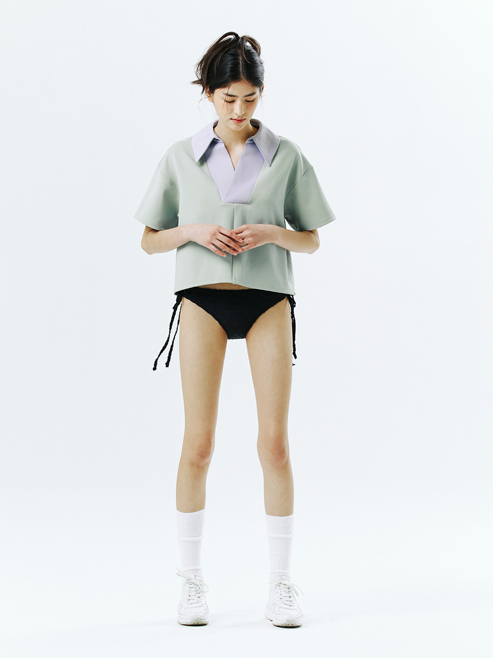 벨보이 루즈핏 반팔 래쉬가드 (2colors)