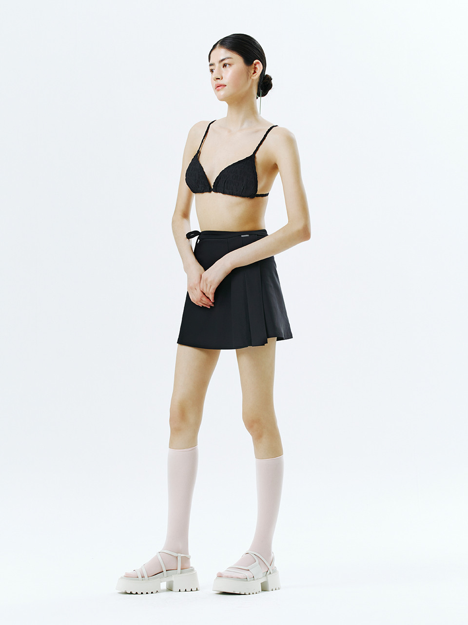 방과후 커버업 랩스커트 (2colors)