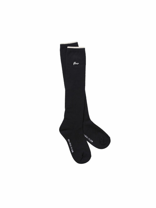 라인배색 니삭스_블랙