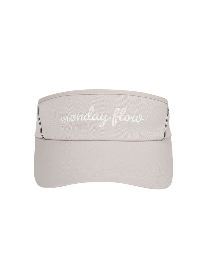 와이드브림 선바이저_라이트 베이지