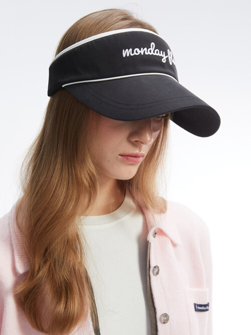 라인 와이드 바이저_블랙