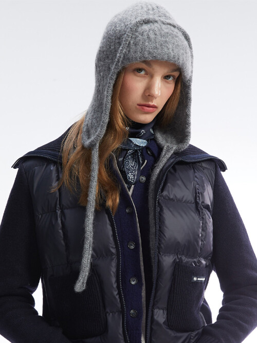 소프트 이어플랩 비니_그레이