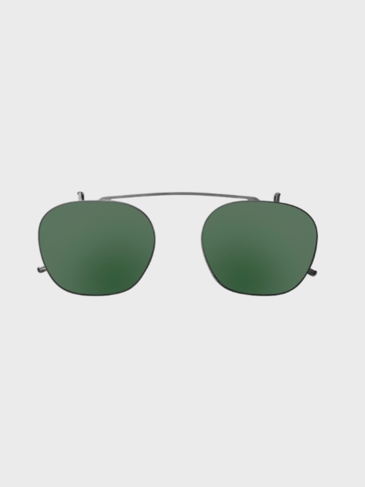 Anil Silver Clip on Green 클립온