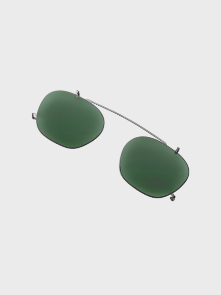 Anil Silver Clip on Green 클립온