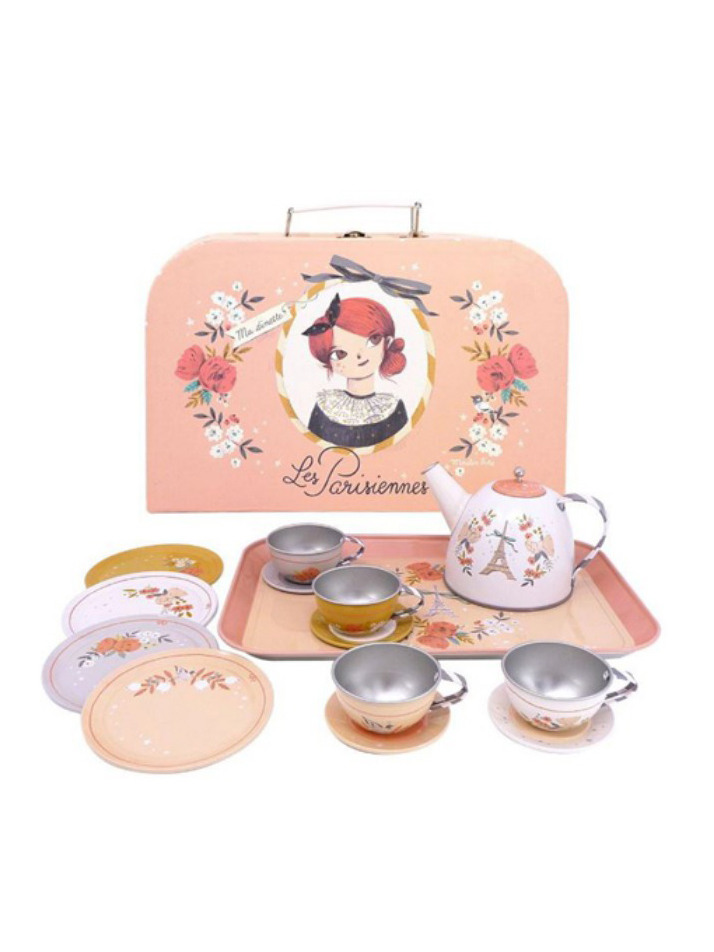 [642531] 파리지엥 티파티세트 Les Parisennes tea tin suitcase