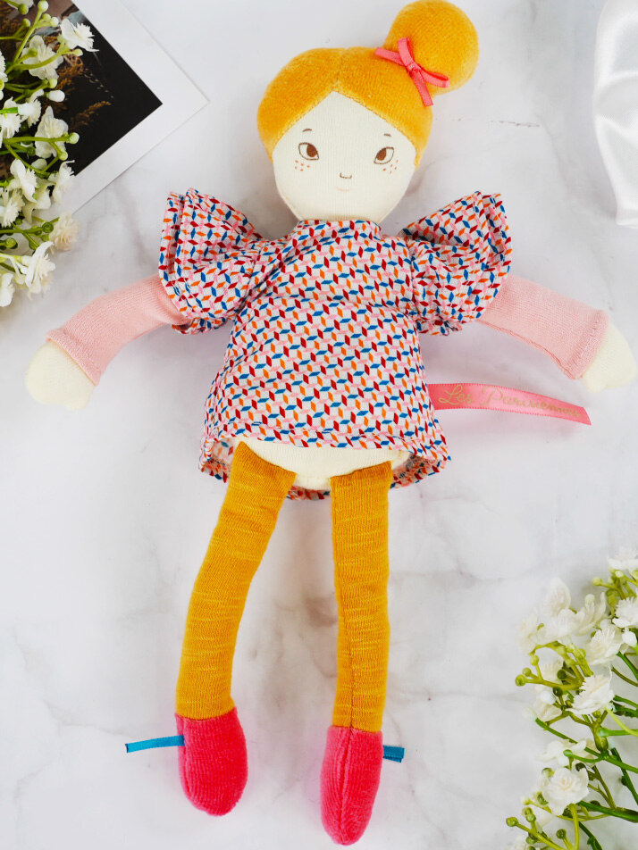 [642569] 아가트 인형 Les Parisennes Mile Agathe 27cm doll French Fabrics