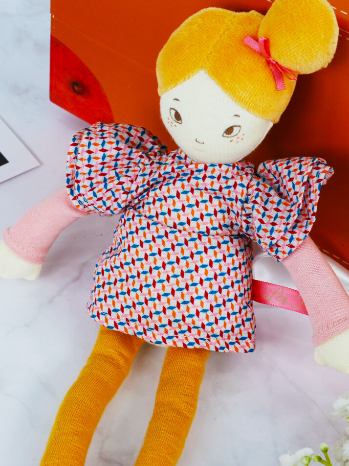 [642569] 아가트 인형 Les Parisennes Mile Agathe 27cm doll French Fabrics