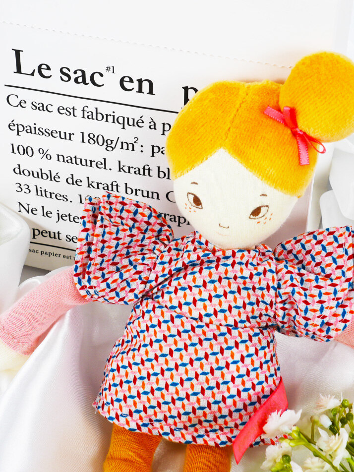 [642569] 아가트 인형 Les Parisennes Mile Agathe 27cm doll French Fabrics