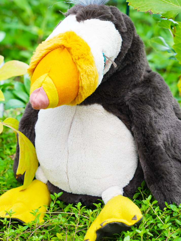 [719020] 푸핀 새 인형 Tout Autour du monde puffin bird 30cm