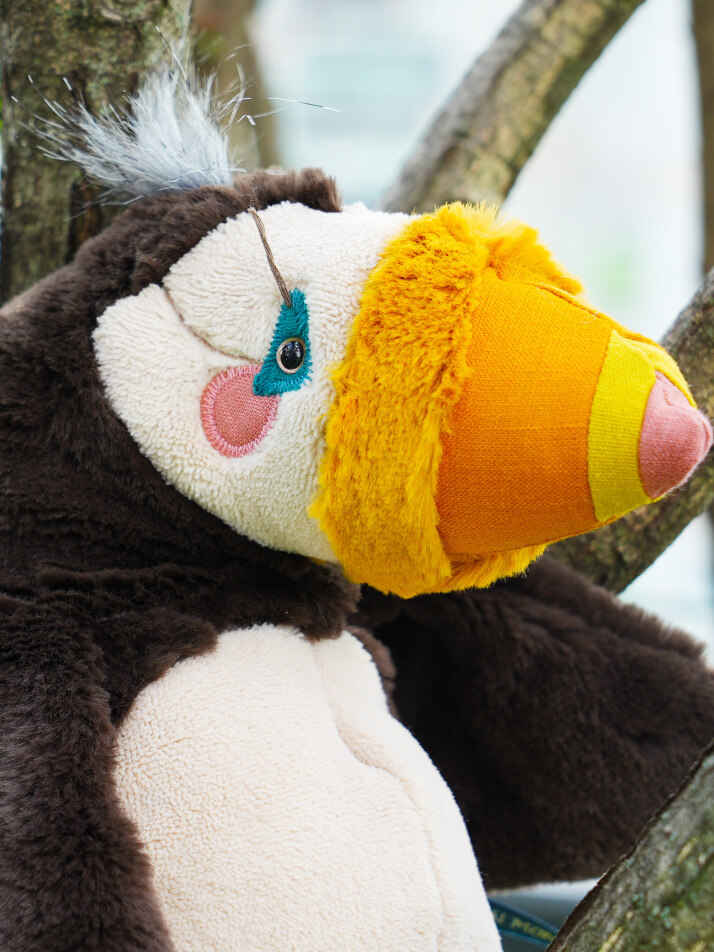 [719020] 푸핀 새 인형 Tout Autour du monde puffin bird 30cm