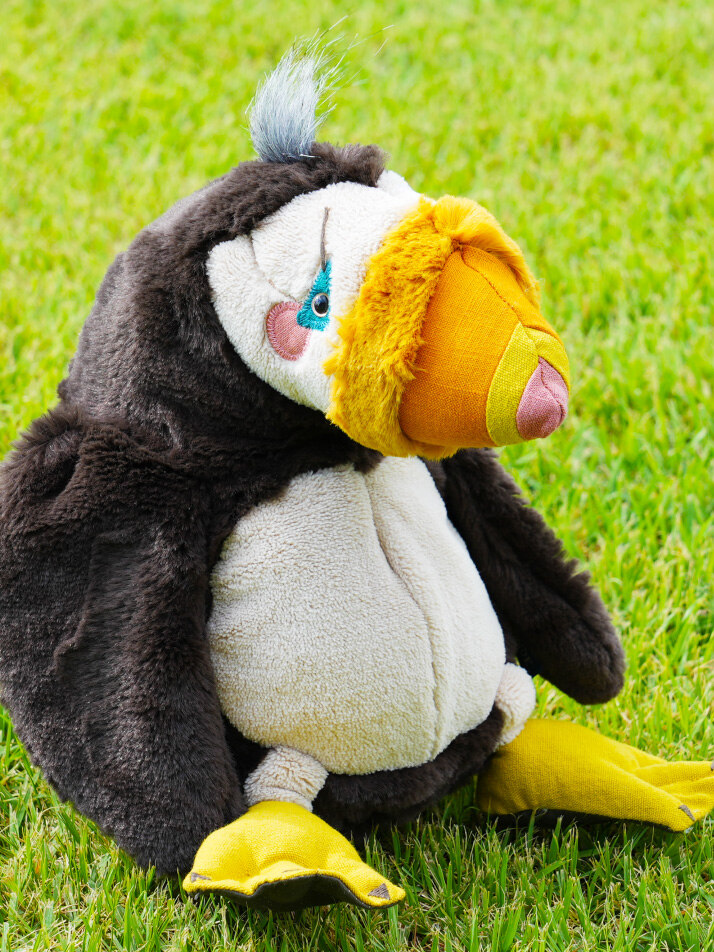 [719020] 푸핀 새 인형 Tout Autour du monde puffin bird 30cm