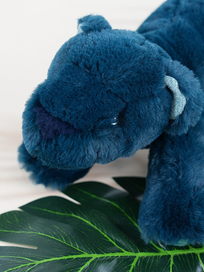 [719034] 아기 표범인형 Tout Autour du monde dark blue panther Child 27cm 