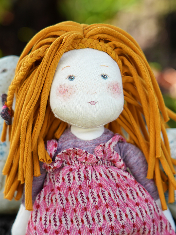 [710537] 바닐 소녀 인형 little Irish Girl soft & stylis 31cm doll