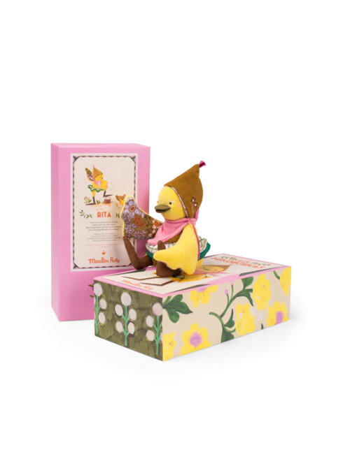 [632085] 아메데 오리 인형 La Grande Famille tiny duck Amedee 30cm