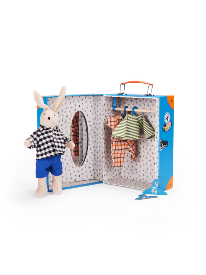 [632408] 실바인의 작은 옷장 가방 Sylvain the rabbit little wardrobe suitcase