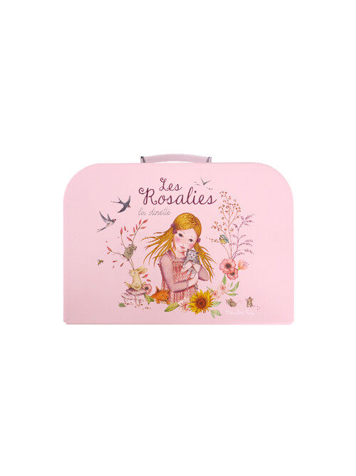 [710538] 로잘리 티파티 놀이세트 Les Rosalies tin tea set suitcase