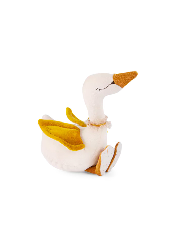 [667034] 백조 인형 Small gold swan rattle 18cm
