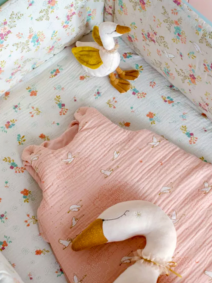 [667034] 백조 인형 Small gold swan rattle 18cm