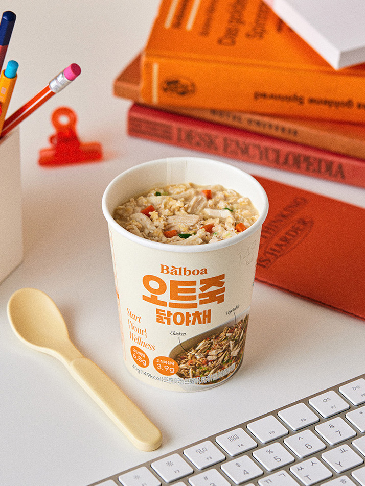 발보아 오트밀 죽 간편 아침 선물세트 6개입