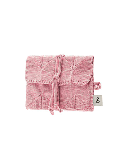 Lucky Pleats Knit Card Wallet (All)