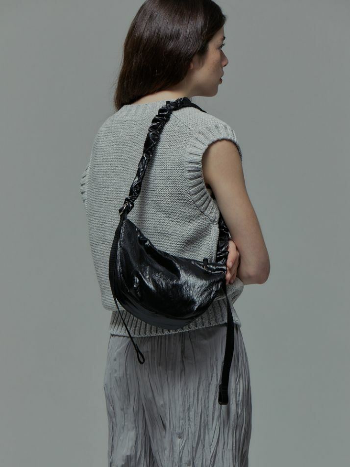 Daily Shirring Bag S Sleek Black