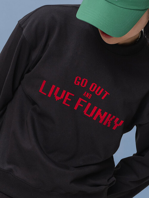 Live Funky Sweatshirt Black