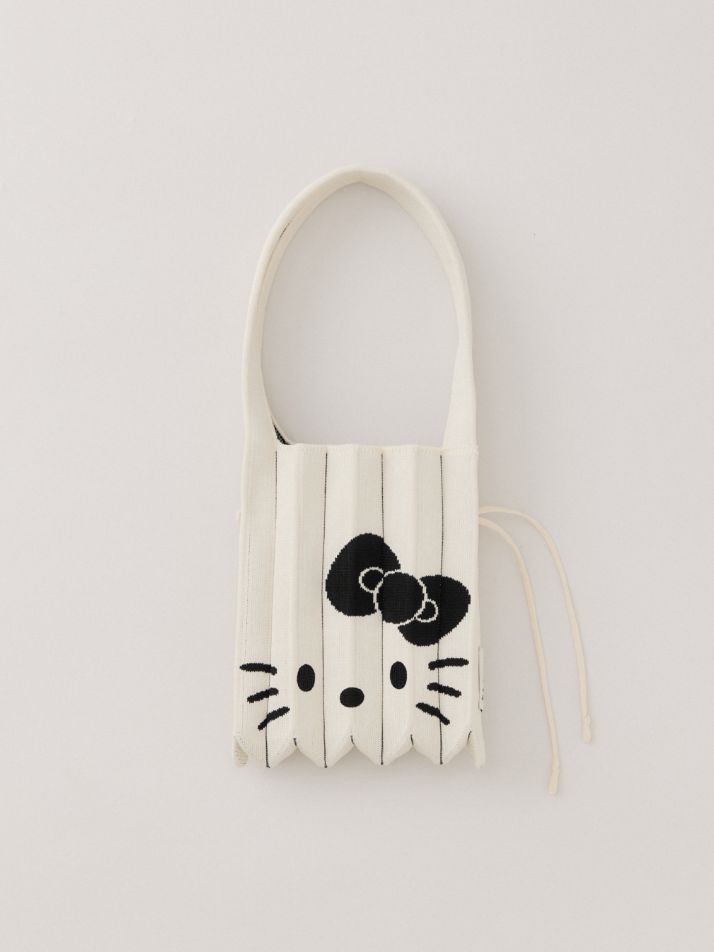 Lucky Pleats Knit S Hello Kitty Vanilla