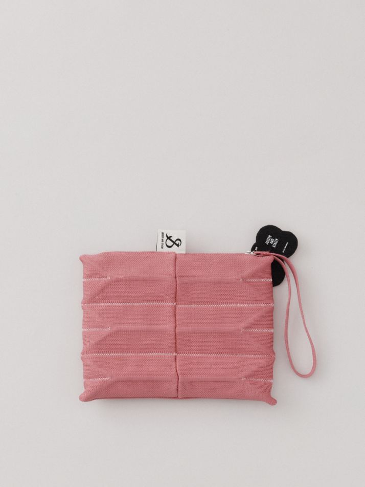 Lucky Pleats Knit Clutch S My Melody Pink Punch