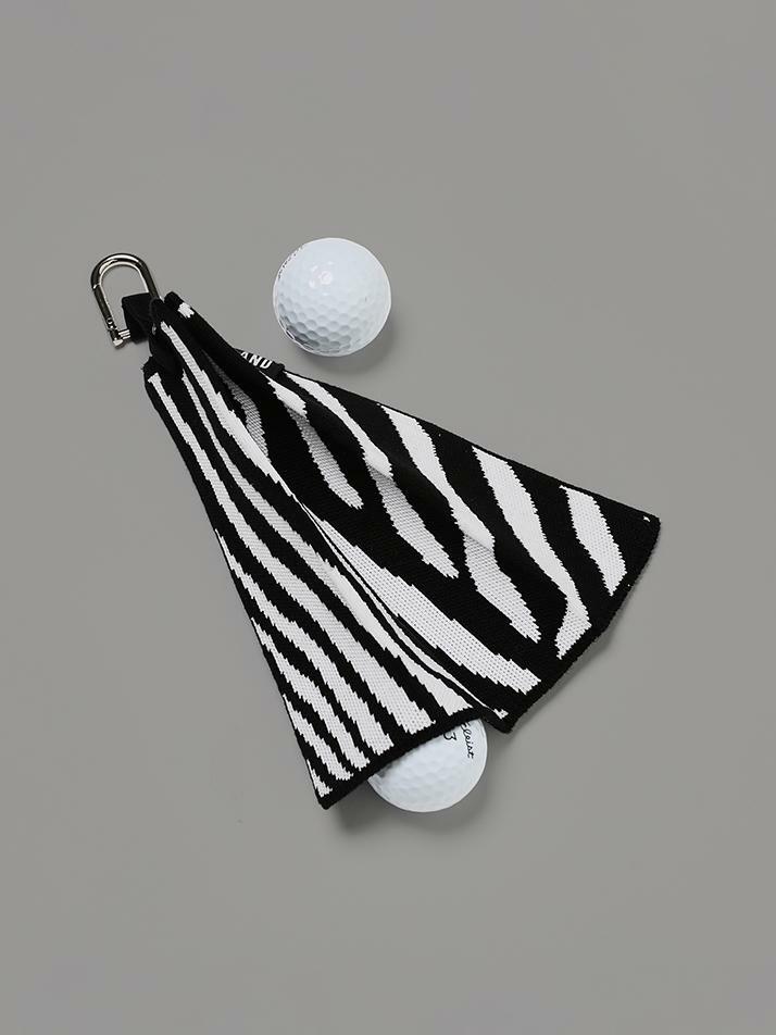 Pleats Ball Towel Wildlife Zebra