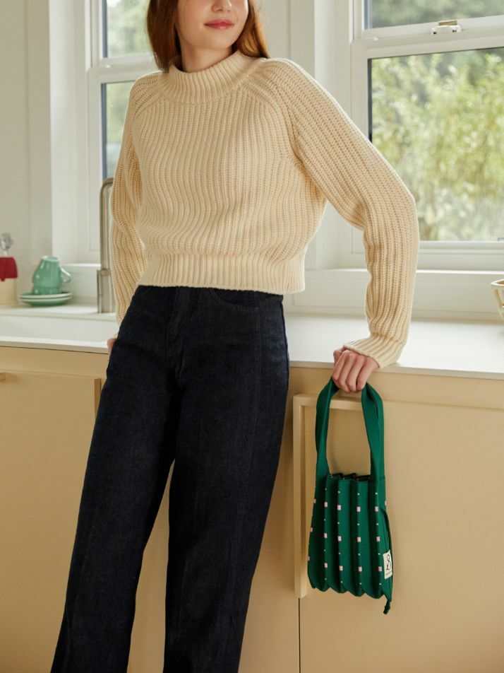Lucky Pleats Knit S Grid (ALL)