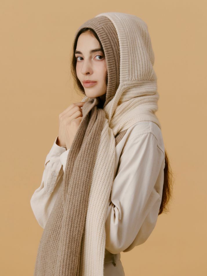 Cashmere Volumed Muffler Balaclava (4Color)