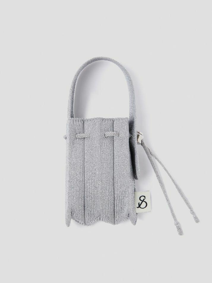 Lucky Pleats Knit Nano Bag Starry (ALL)