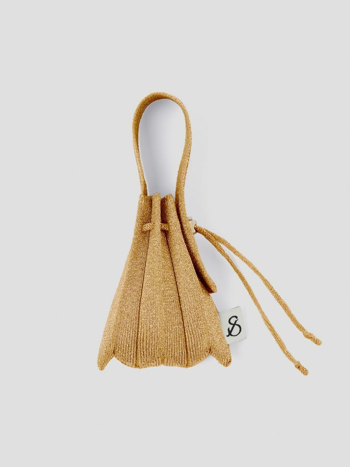 Lucky Pleats Knit Nano Bag Starry (ALL)