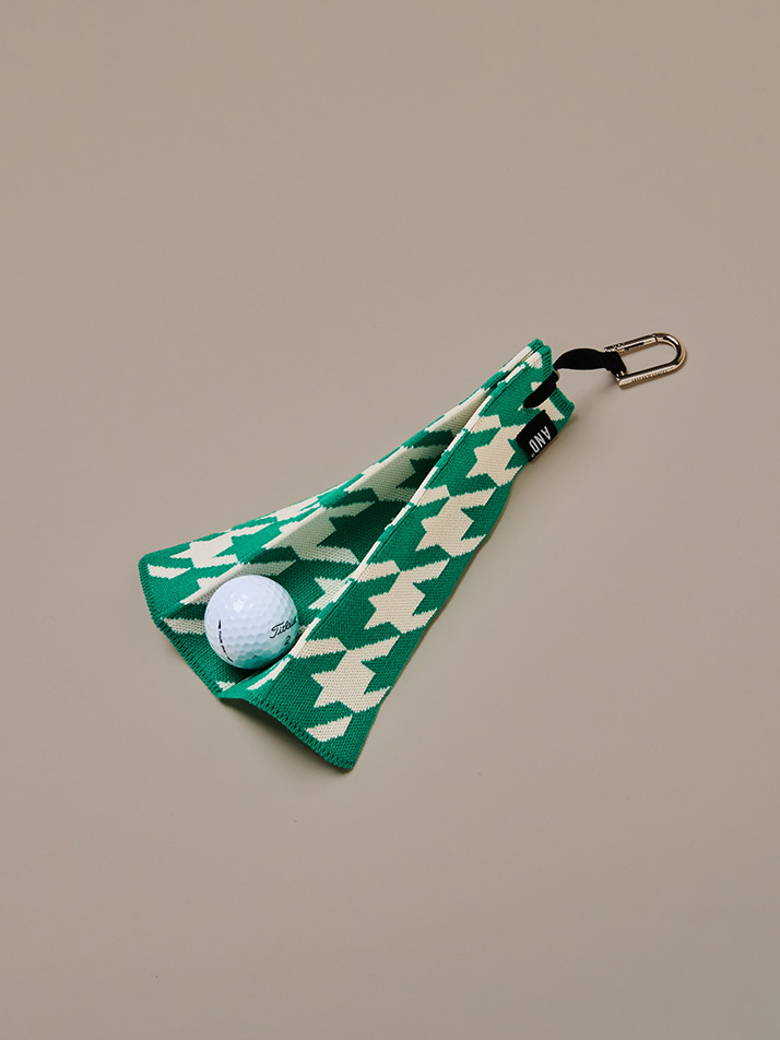 Pleats Ball Towel Hound Green