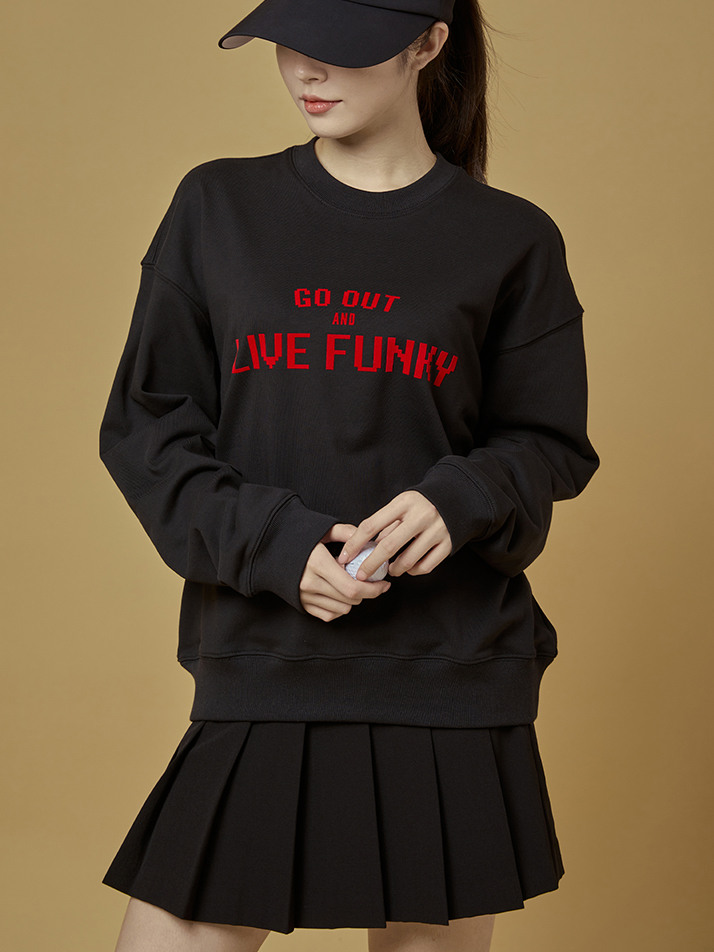 Live Funky Sweatshirt Black
