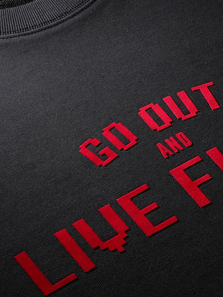 Live Funky Sweatshirt Black