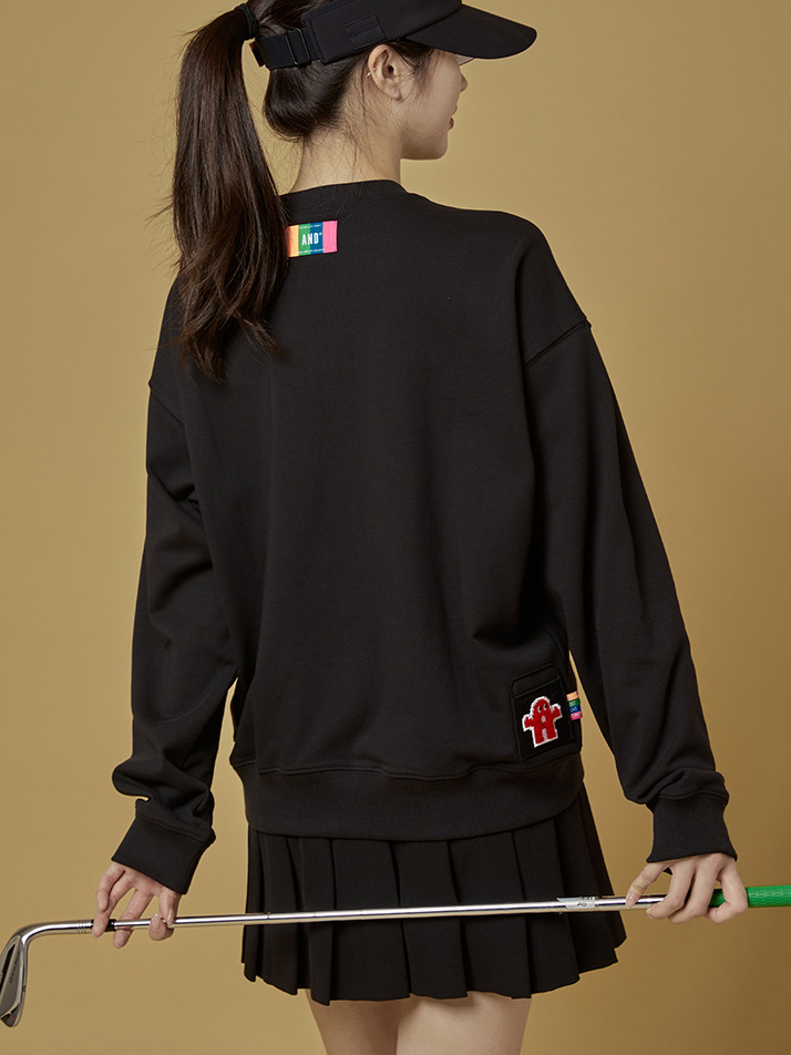 Slogan Sweatshirt Black
