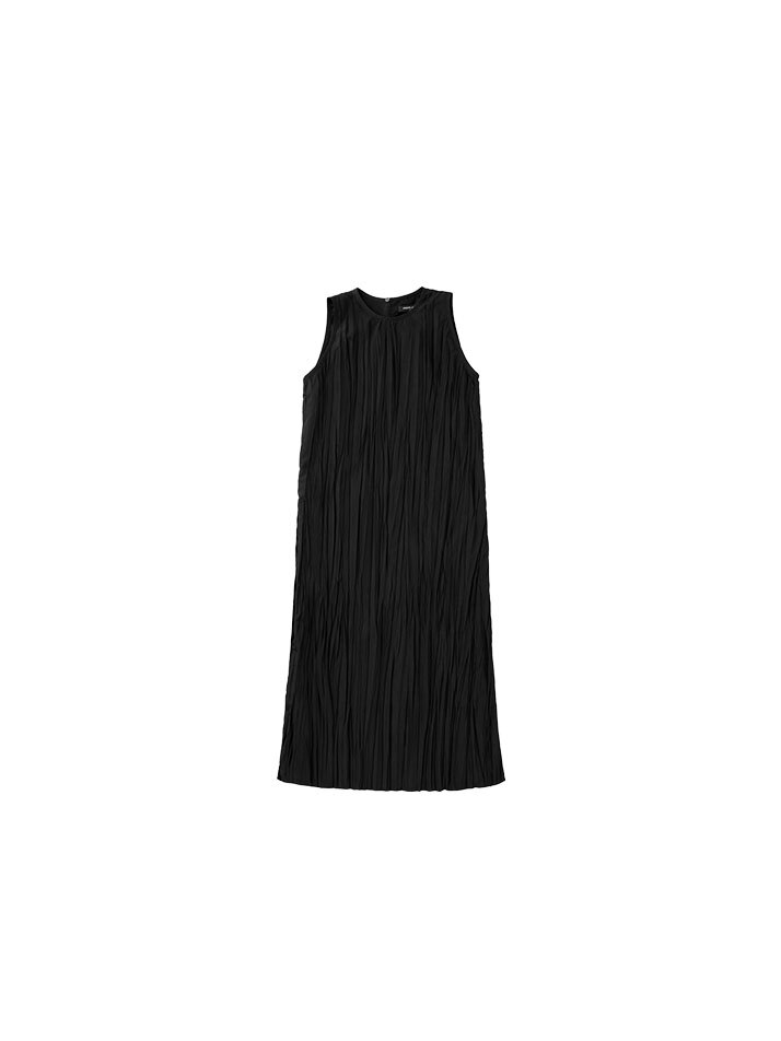 Wake Pleats Side Pocket Dress (2color)