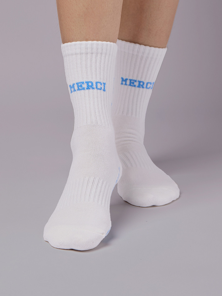 Middle Socks White