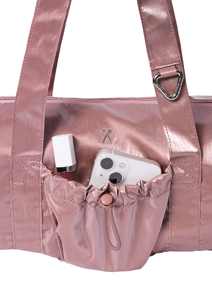 Lightweight Glam Duffle Bag Pink