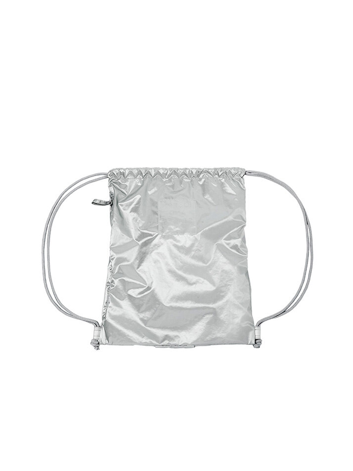 Lightweight Glam Gym Sack Silver