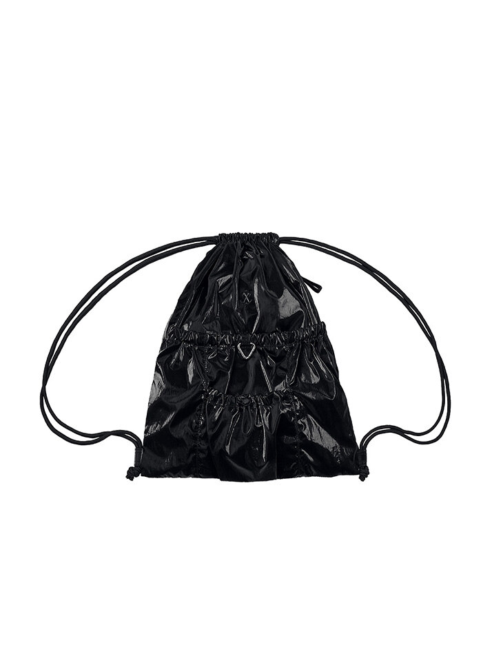 Lightweight Glam Gym Sack Black