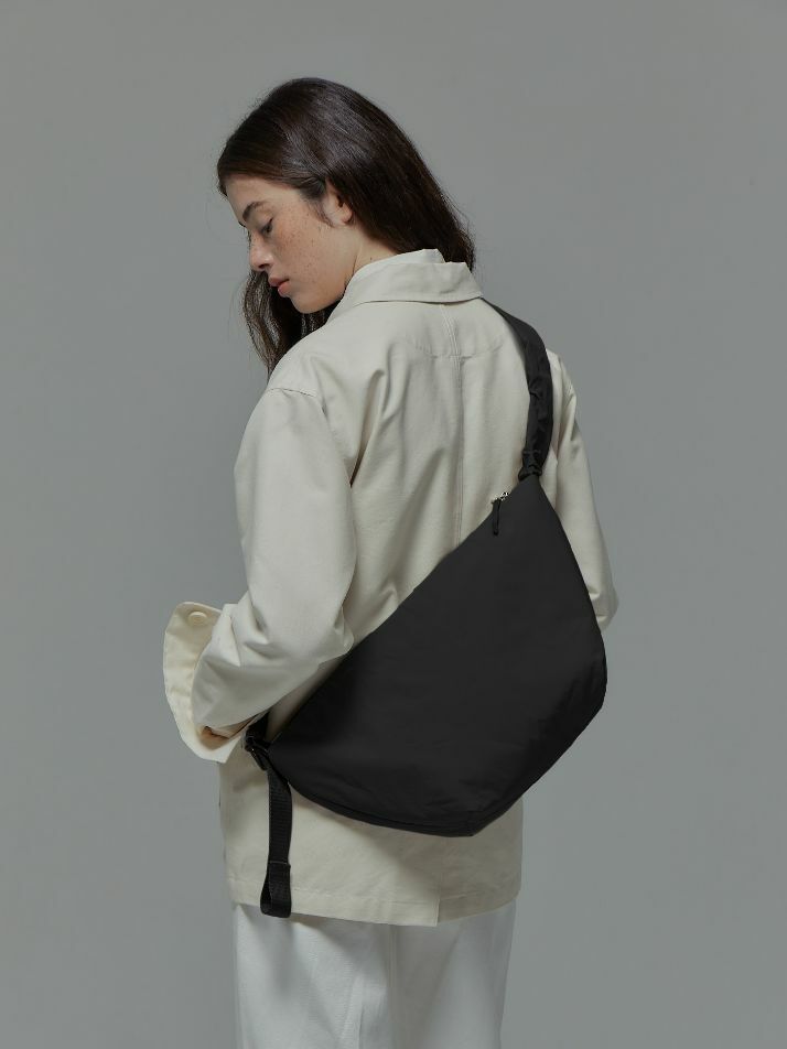 Daily Shirring Bag M Black