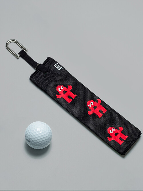 Pleats Ball Towel Small ANDY Red