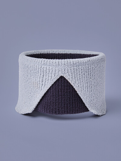 High Neck Warmer Grey